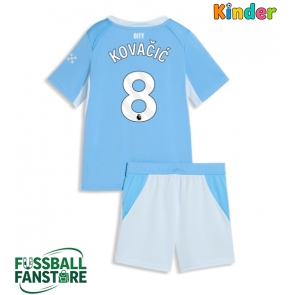 Manchester City Mateo Kovacic #8 Replik Heimtrikot Kinder 2026-27 Kurzarm (+ Kurze Hosen)